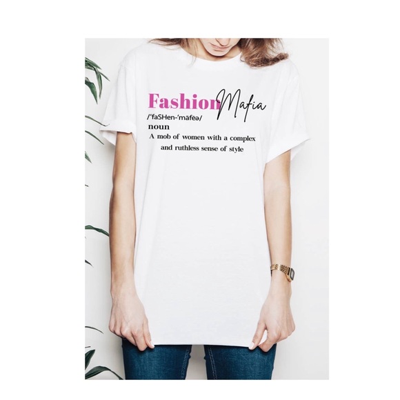 •Fashion Mafia• Graphic Crew Neck T-Shirt (Last 1❗️) - Picture 4 of 5